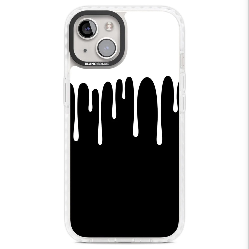 IPhone 12 Pro Impact Case with Black and White Melted Effect from Blanc Space
